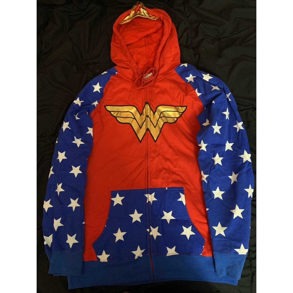 Wonder Woman Ladies Zip-Up Hoodie